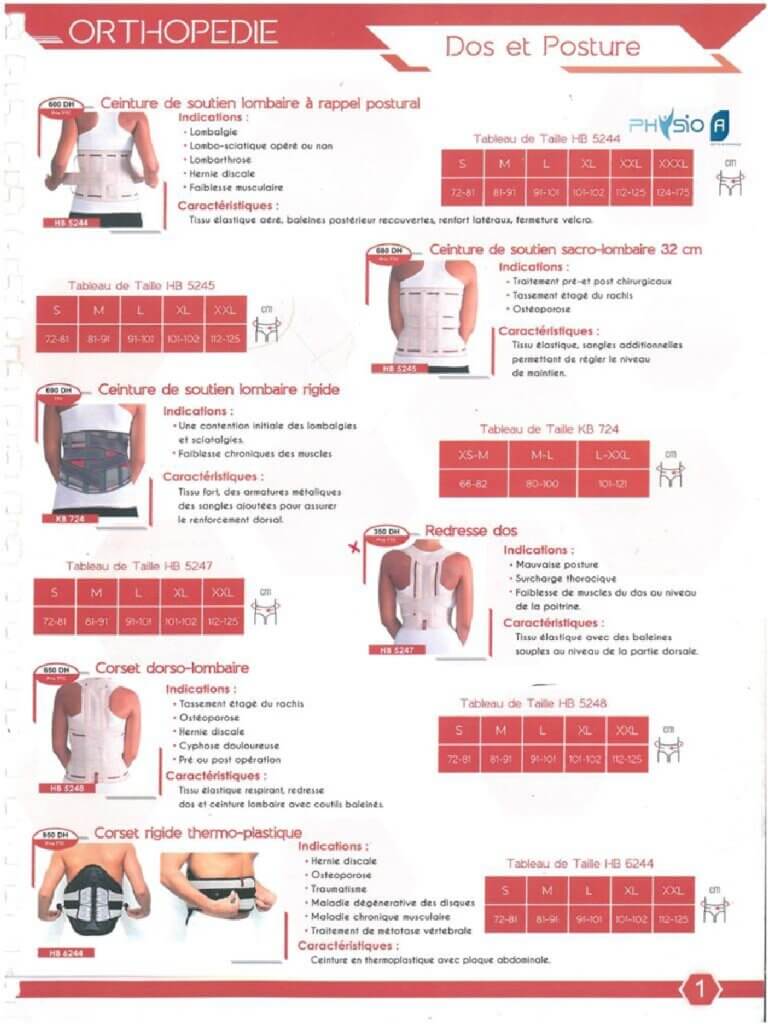 PhysioA - Produit 1